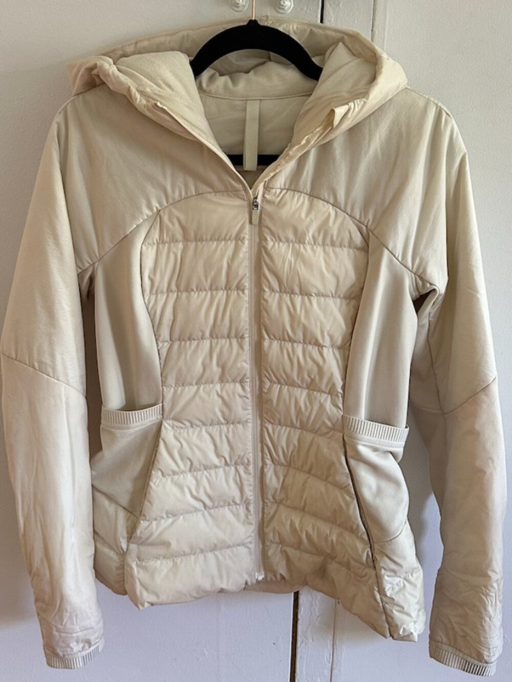 White Lululemon Hooded Jacket